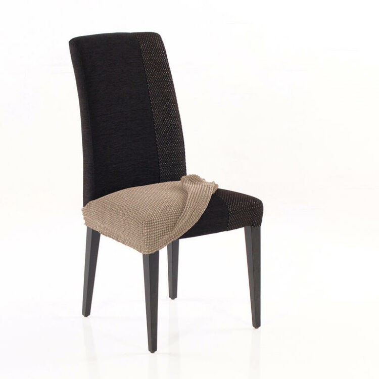 Super strečové potahy NIAGARA oříšková židle 2 ks (40 x 40 cm)