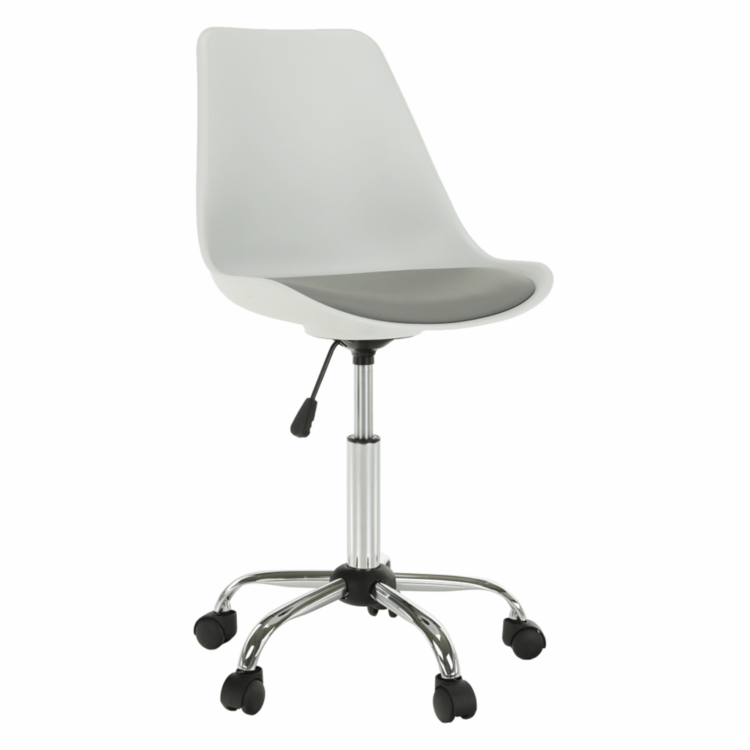 Kancelářská židle DARISA NEW Bílá / šedá