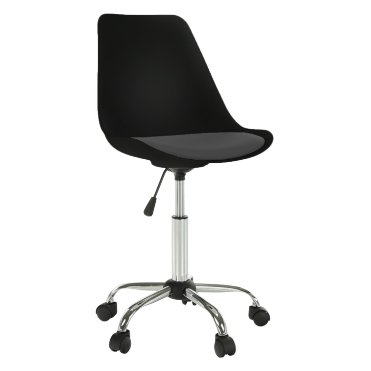 Kancelářská židle DARISA NEW Černá / tmavě šedá