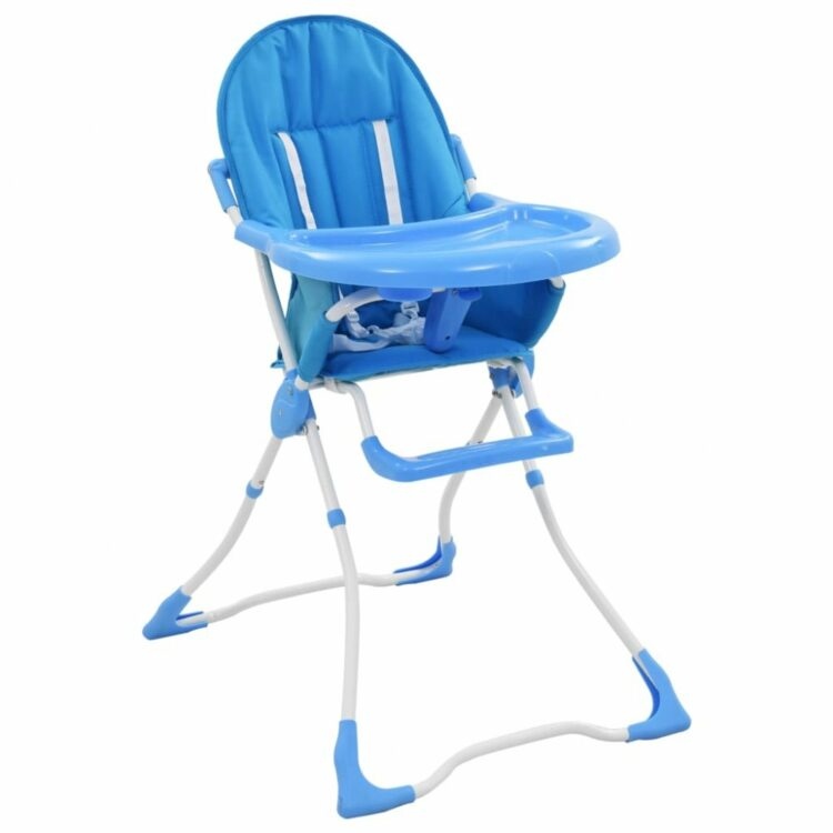 Dětská jídelní židlička Dekorhome Modrá