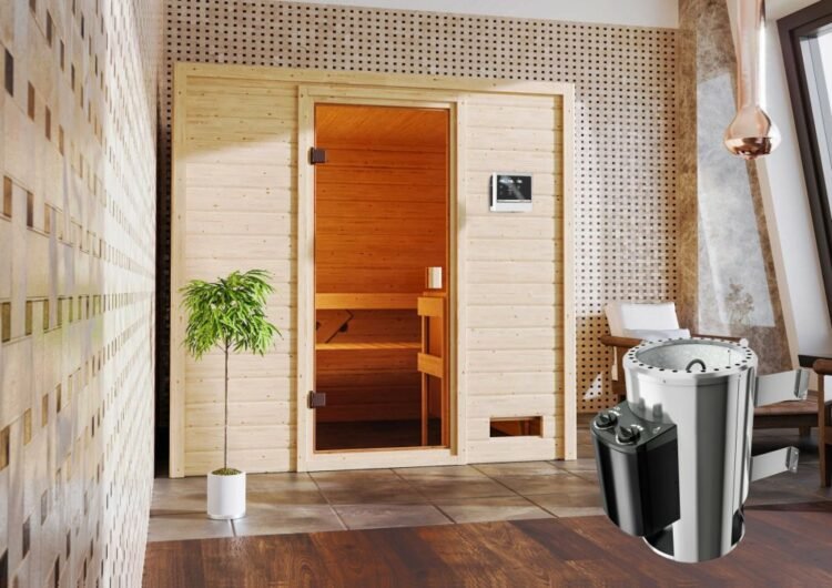 Interiérová finská sauna s kamny 3