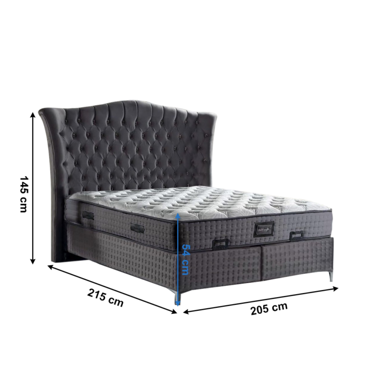 Boxspringová postel MERSIA 160 x 200 cm