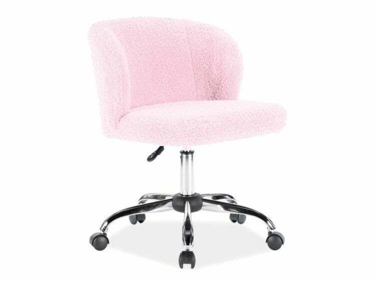 Kancelářská židle DOLLY Světle růžová