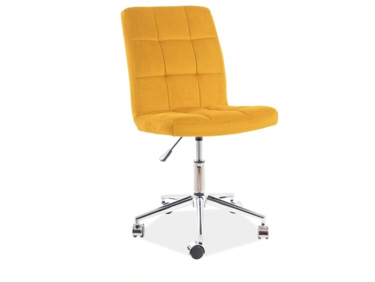 Kancelářská židle Q-020 Hořčicová