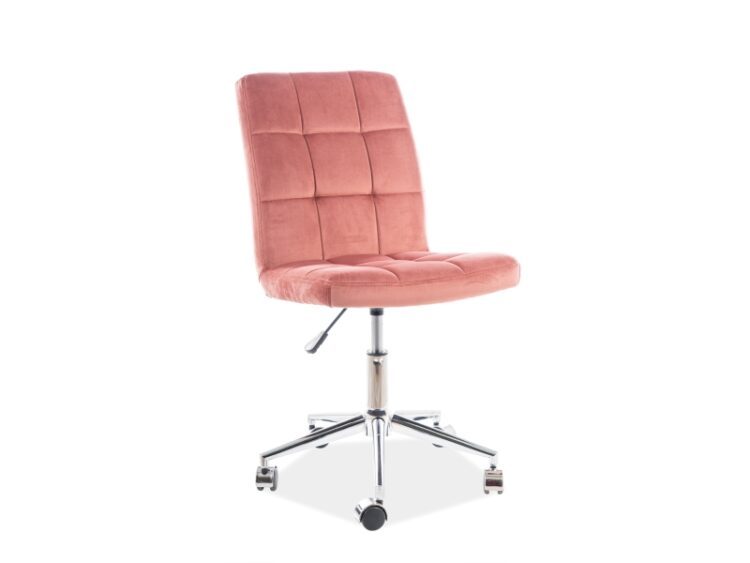 Kancelářská židle Q-020 Světle růžová