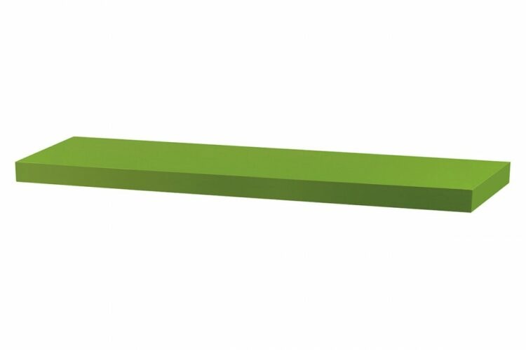 Nástěnná polička P-005 80 cm Zelená