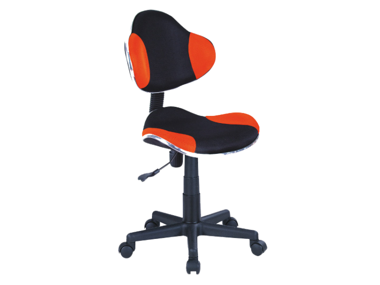 Studentská kancelářská židle Q-G2 Oranžová / černá