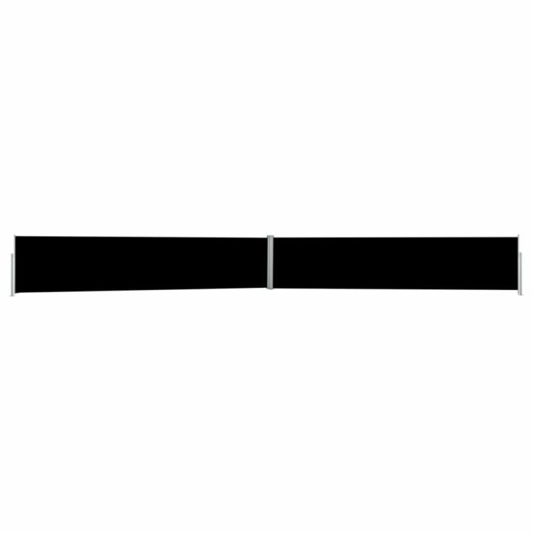 Zatahovací boční markýza 170x1200 cm Dekorhome Černá