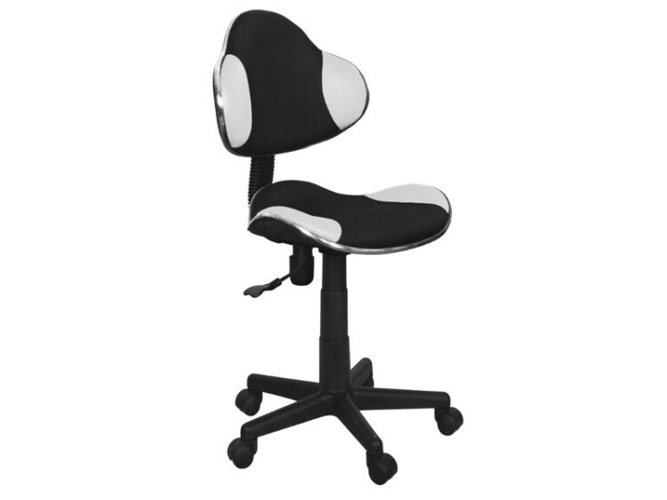 Studentská kancelářská židle Q-G2 Černá / bílá
