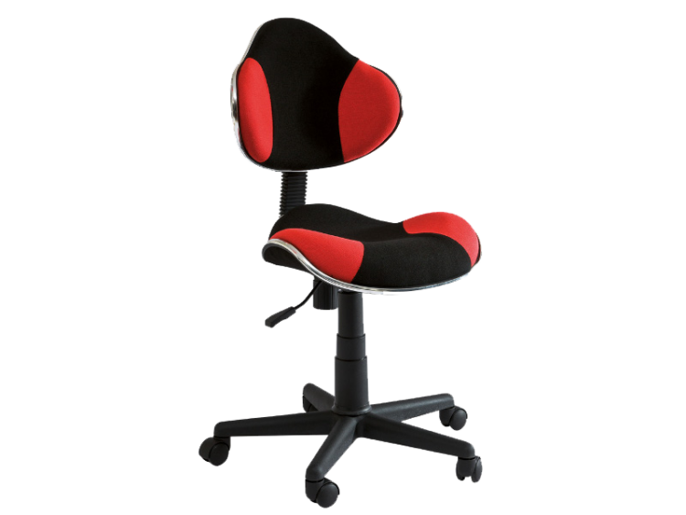 Studentská kancelářská židle Q-G2 Černá / červená
