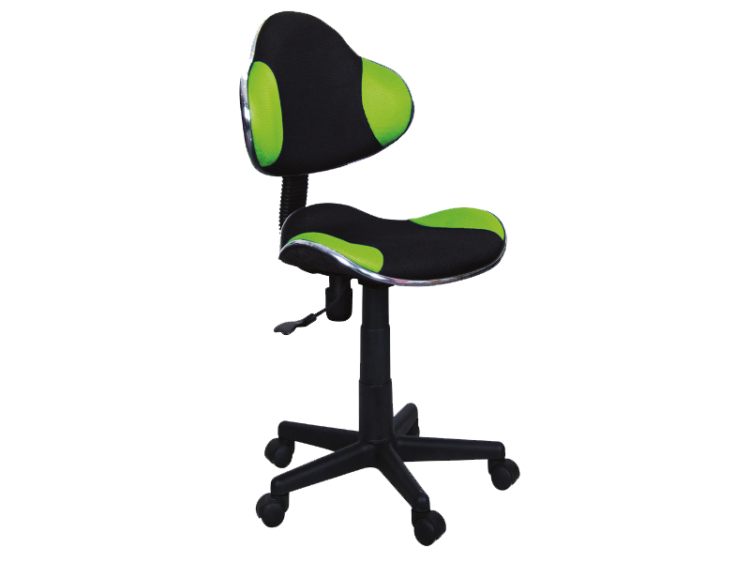 Studentská kancelářská židle Q-G2 Černá / zelená