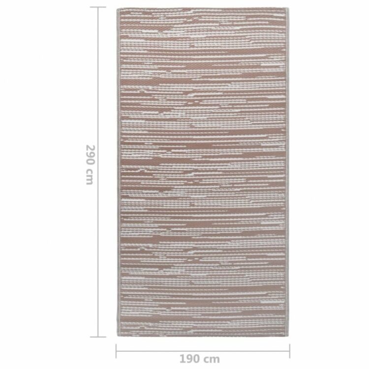 Venkovní koberec hnědá PP Dekorhome 190x290 cm
